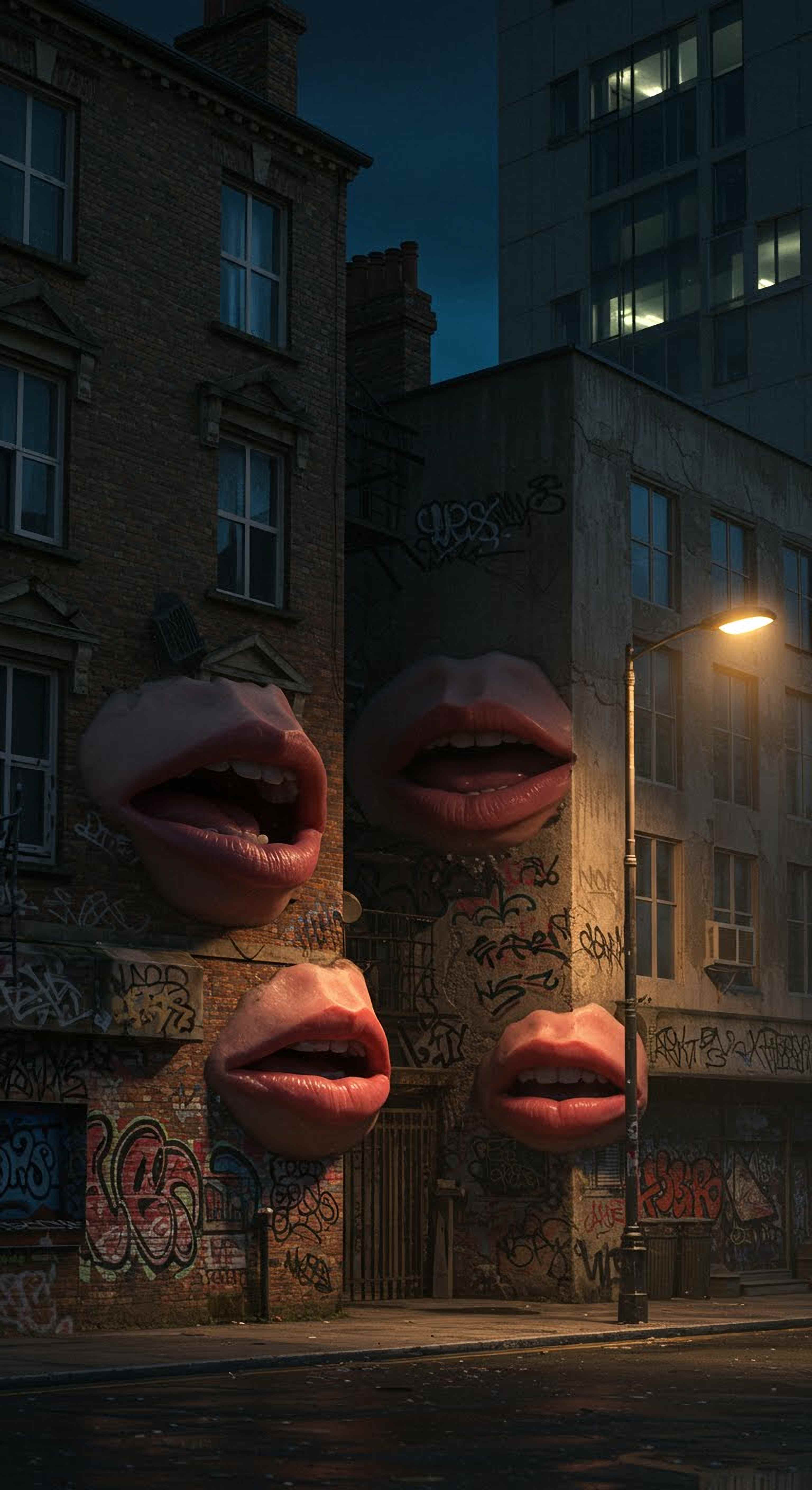 Buildings with mouths